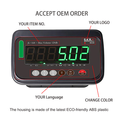 Customized Support 2 Ton Digital Cattle Livestock Weighing Scales Indicator with Built-in Alarm Light and ODM Support
