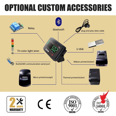 Customized Support 2 Ton Digital Cattle Livestock Weighing Scales Indicator with Built-in Alarm Light and ODM Support