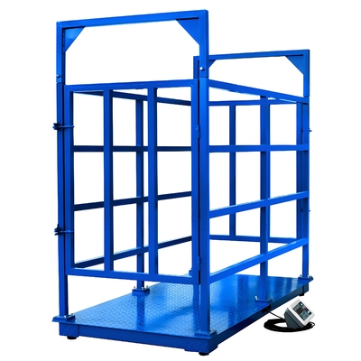 Customized Color Livestock Weighing Scales for Farm Electronic Floor Animal Scale 300kg Capacity