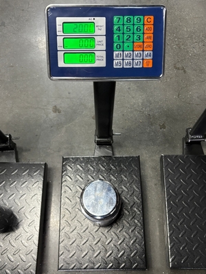 Waterproof Bench Scale LED Display Customizable 150-500kg Carton Steel ODM OEM Supported Accuracy 50g for 200 Products