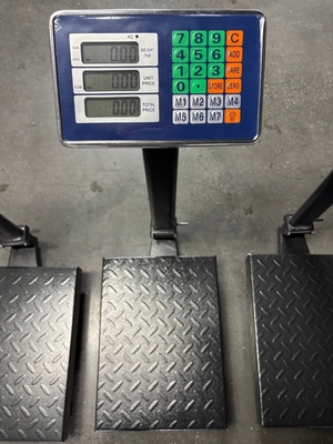 OBM Supported Customizable 150kg-500kg Industrial Digital Electronic Bench Scale with High Accuracy and Steel Platform
