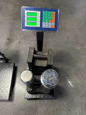 OBM Supported Customizable 150kg-500kg Industrial Digital Electronic Bench Scale with High Accuracy and Steel Platform