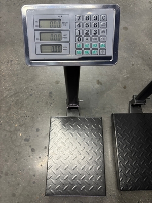 OBM Supported Customizable 150kg-500kg Industrial Digital Electronic Bench Scale with High Accuracy and Steel Platform
