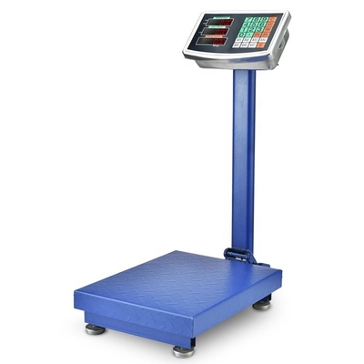 ABS Plastic LCD Display 150kg Bench Weighing Scale with Checkered Steel Plate TCS Digital Platform OEM/ODM Supported