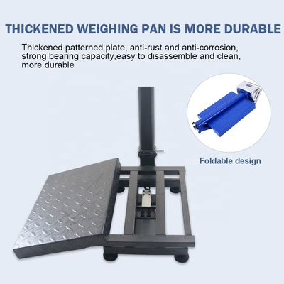 TSD-1001 30*40 LED LCD Digital Platform Scale Stainless Steel Bench Scale Customizable Size 150kg Capacity OEM ODM Supported