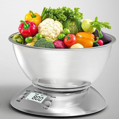 Home Usage Scale Large Capacity Customization Electronic Food Nutrition Weight 5kg Digital Display Kitchen Food Weighing Scales