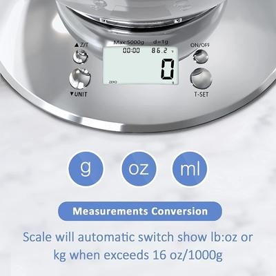 Home Usage Scale Large Capacity Customization Electronic Food Nutrition Weight 5kg Digital Display Kitchen Food Weighing Scales