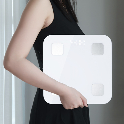 180kg Capacity Glass Personal Smart Analyzing Weighing Scale with Bluetooth Connectivity and Health Scale Metal Bonding