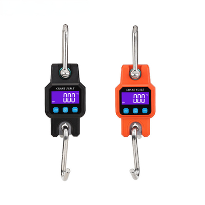 Orange 300kg/50g Micro Crane Scale Portable Industrial Hanging Hook Balance 4.0 BT USB Stainless Steel Digital Scale