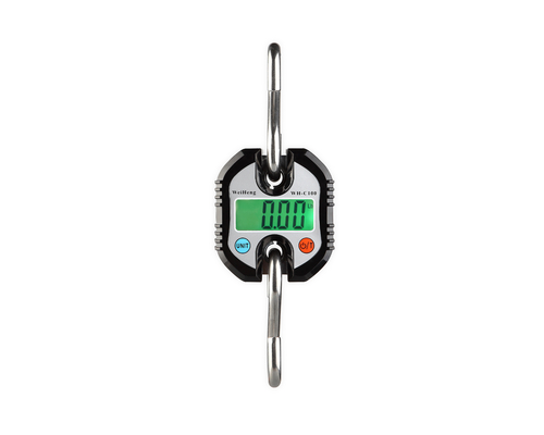 150kg/50g LCD Portable Stainless Steel Handheld Fishing Luggage Weighing Digital Hanging Crane Scale Black 48*29.5*38.5cm