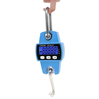 300kg Capacity Hanging Hook Scales Portable Digital Stainless Steel with 150kg/50g 200kg/100g and 500kg/100g Increments