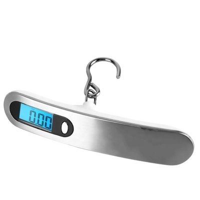 LCD Digital Luggage Scale Portable and 10g Accuracy Stainless Steel Battery Operated Hand-held Travel Bag Weighing Fish Hook