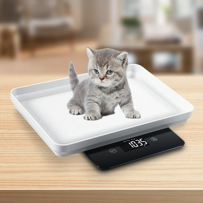 Tiny Pets Floor Scale 5kg 1g with LCD Display Portable Electronic Digital Pet Kitten Animal Balance Weighing Scales
