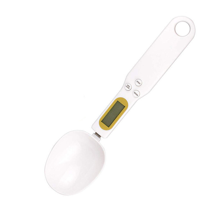 LCD Display Adjustable Spoon Scale Made of Durable Plastic and Stainless Steel Perfect for Accurate Weight Measurements