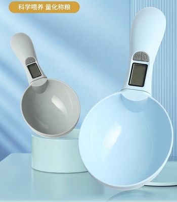 Food Weight Measuring Scale Digital Display Portable Pet Measure Spoon for Cat and Dog Feeding