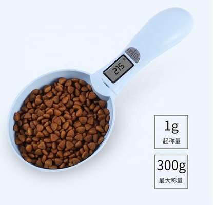 Food Weight Measuring Scale Digital Display Portable Pet Measure Spoon for Cat and Dog Feeding