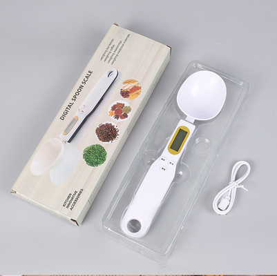 Digital Adjustable Food Scale Spoons for Kitchen Cooking Measuring Rayshine 500G/0.1G Double Head Battery Lcd Display