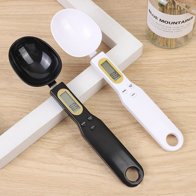 Digital Adjustable Food Scale Spoons for Kitchen Cooking Measuring Rayshine 500G/0.1G Double Head Battery Lcd Display