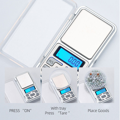 ABS Pocket Scales Digital 001G Mini Jewelry Digital Scale Balance Calculator with LCD Display