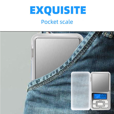 ABS Pocket Scales Digital 001G Mini Jewelry Digital Scale Balance Calculator with LCD Display