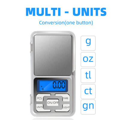 ABS Pocket Scales Digital 001G Mini Jewelry Digital Scale Balance Calculator with LCD Display