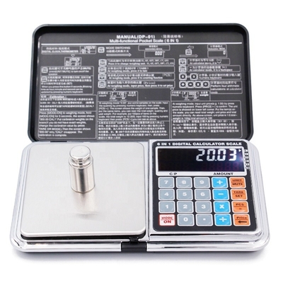 LCD Display 6 in 1 Multi-function Digital Scales for Silver Jewelry High Precision 0.01*500g Weight Balance