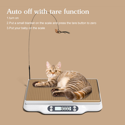 LED Display Design Digital Floor Scale for Puppies Portable Electronic Pet Bowl 1g Accuracy OEM ODM Supported 700x308x90.5mm