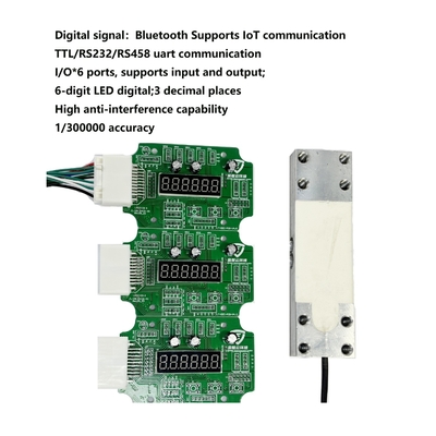 Intelligent Home Appliance Digital Bench Scale for IoT RS232 485 Bluetooth 4G Nonlinear 0.01%FS 5.5-12VDC 1g Accuracy