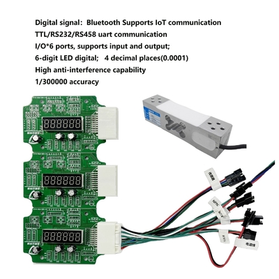 Intelligent Home Appliance Digital Bench Scale for IoT RS232 485 Bluetooth 4G Nonlinear 0.01%FS 5.5-12VDC 1g Accuracy
