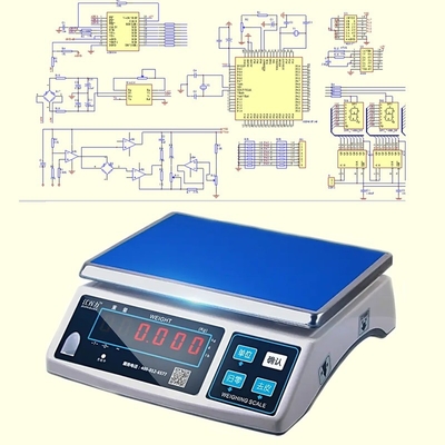 Supermarket High Precision 24-Bit ADC Electronic Scale Hardware 20.7-Bit Stationary Code kg Unit Custom ODM Support 0.1g Accuracy OEM