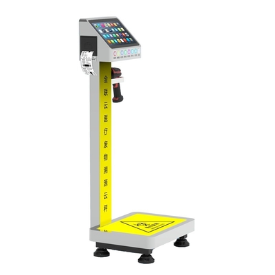 Industral Scale 10.1" LCD Touch Screen Platform Scale with QR Code Traceability KG Capacity ODM Customization Support