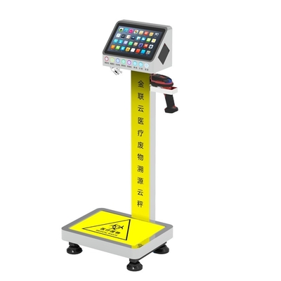 Industral Scale 10.1" LCD Touch Screen Platform Scale with QR Code Traceability KG Capacity ODM Customization Support