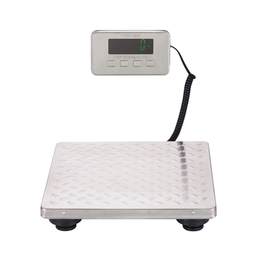 300 * 300 * 55mm Rechargeable Stainless Steel Parcel Scale 200 kg Industrial Platform Scale for Precise Parcel Transport