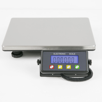 Stainless Steel 200kg Electronic Digital Platform Weighing Scale for Postal and Warehouse Shipping 100g Division