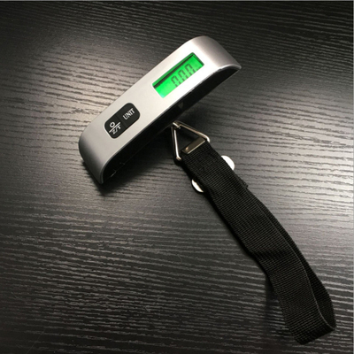 Travel Essential 50KG/110LB Electronic Travel Hanging Scale Simplicity Style Battery Powered Division 10G