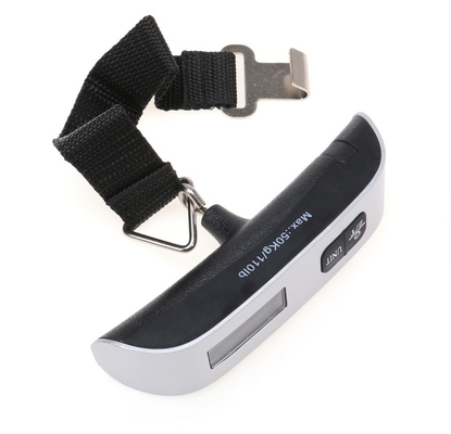 Power Source Battery Portable 50KG Digital Travel Handheld Luggage Scales Battery Operated Suitcase Bag Weighing Scales