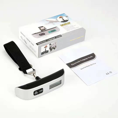 LCD Display Hanging Digital Portable Luggage Scale with 50kg Capacity and High Precision Electronic Scales