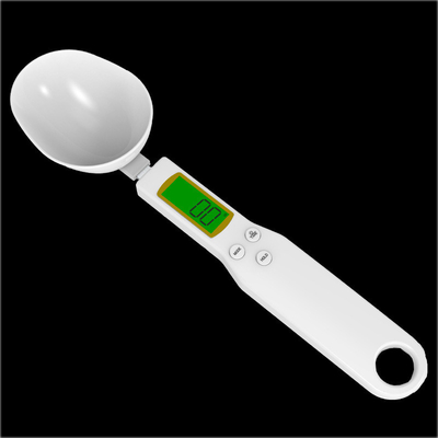 Disposable Batteries Powered 500g Digital LCD Kitchen Scale with Green Backlight Display and 1*CR2032 Battery Included