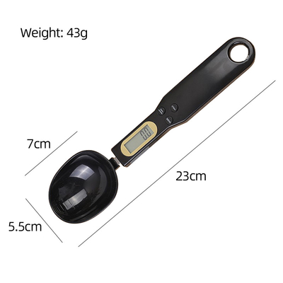 23*5.8*2cm Eco-Friendly Digital Electronic Plastic Spoon Scale Kitchen Food Measuring Tool with LCD Display