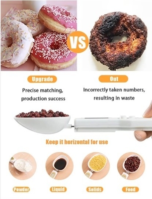 Battery Powered ABS Plastic 500g Digital Spoon Scale Kitchen Weight Measuring Device ' Choice 0.1g Division
