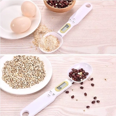 Battery Powered ABS Plastic 500g Digital Spoon Scale Kitchen Weight Measuring Device ' Choice 0.1g Division