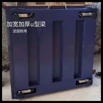 1t 2t 3t Digital Electronic Platform Weighing Floor Scale Weighbridge with Max Weight 1t/2t/3t and AC/DC Power Supply