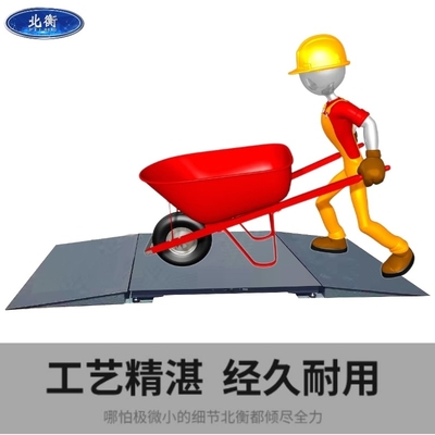 1t 2t 3t Digital Electronic Platform Weighing Floor Scale Weighbridge with Max Weight 1t/2t/3t and AC/DC Power Supply