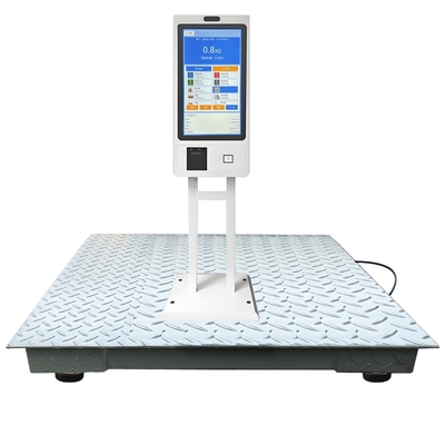 21.5' Smart Ground Scale Platform with IoT LCD Display Touch Screen Thermal Printing and OEM ODM High Resolution 1920*1080