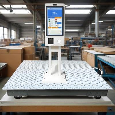 21.5' Smart Ground Scale Platform with IoT LCD Display Touch Screen Thermal Printing and OEM ODM High Resolution 1920*1080