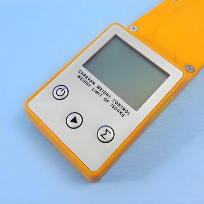 1500 kg Motorhome Vehicle Scale RV Weight Control Yellow 1000KG 4WD Camper with LCD Display and Carbon Steel Pattern