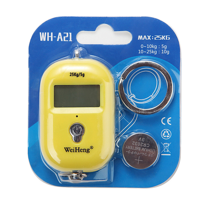 Portable 25kg Hanging Luggage Fishing Scale with 10g Accuracy Digital LED LCD Display ABS Material OEM ODM Supported