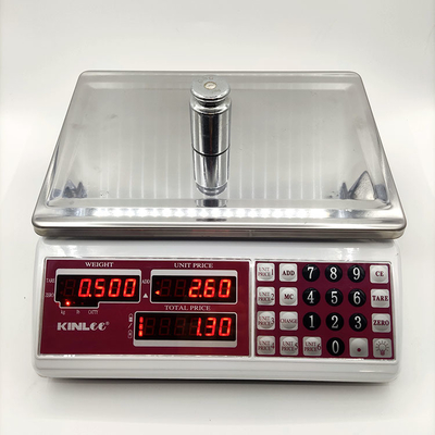 30KG Electronic Kitchen Pricing Scale Battery Powered 1g Division WITH LID Function Weight Measuring Maximum 20KG