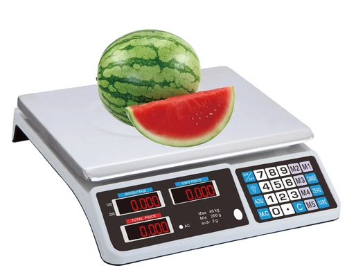 88lbs/40kg Max Capacity Battery Powered Scale Perfect for Kitchen and Food Produce Weight Measuring in Commercial Settings