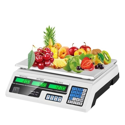 88lbs/40kg Max Capacity Battery Powered Scale Perfect for Kitchen and Food Produce Weight Measuring in Commercial Settings